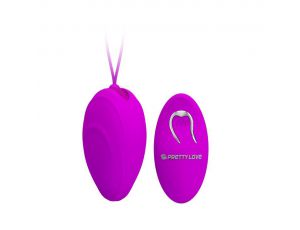Silikonowe jajko wibrujące Pretty Love Hyper Egg z pilotem 8 cm