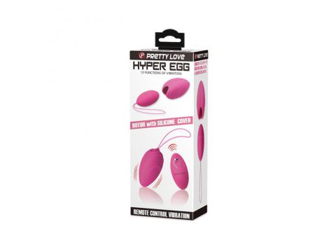 Silikonowe jajko wibrujące Pretty Love Hyper Egg z pilotem 8 cm - 9