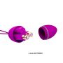Silikonowe jajko wibrujące Pretty Love Hyper Egg z pilotem 8 cm - 8