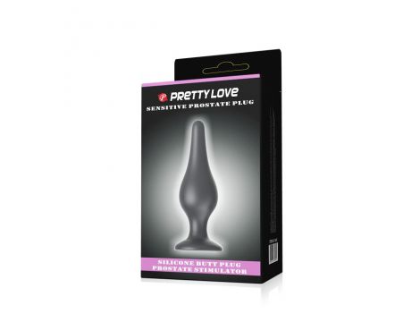 Korek prostaty silikonowy Pretty Love z przyssawką 14 cm - 5