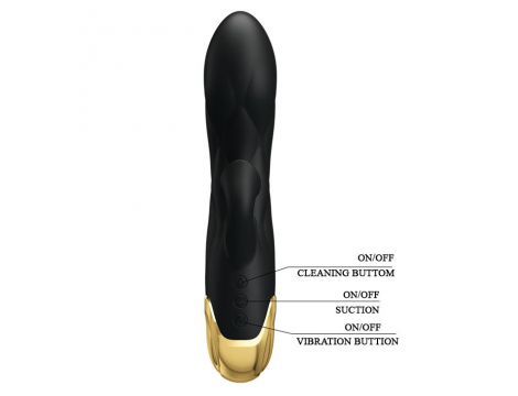 Wibrator króliczek z ssaniem Pretty Love Liberators Royal Pleasure 19 cm US - 3