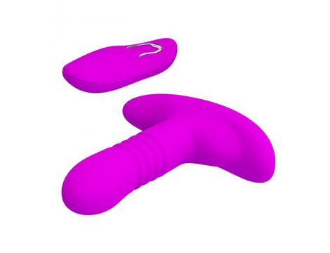 Wibrator analny silikonowy Pretty Love Heatcher 12 wibracji USB zdalny - 3