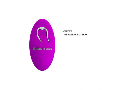 Wibrator analny silikonowy Pretty Love Heatcher 12 wibracji USB zdalny - 6