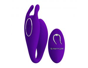 Wibrator silikonowy Pretty Love Bill 12 funkcji z pilotem USB