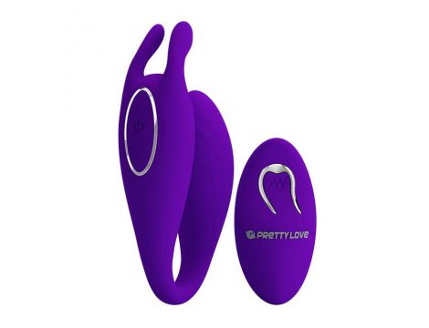 Wibrator silikonowy Pretty Love Bill 12 funkcji z pilotem USB