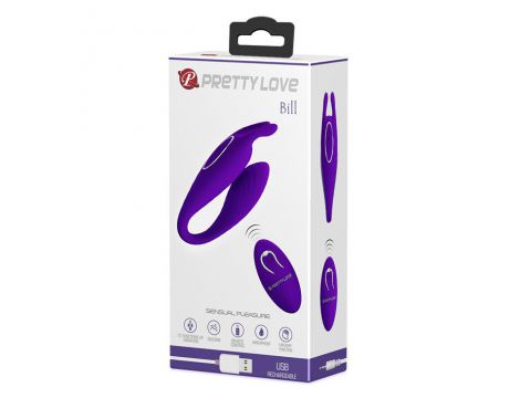 Wibrator silikonowy Pretty Love Bill 12 funkcji z pilotem USB - 10