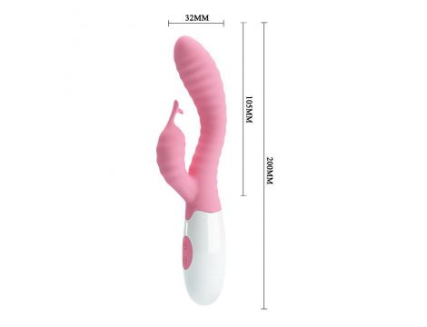 Wibrator króliczek Pretty Love Hyman Lila 30 funkcji silikonowy - 8