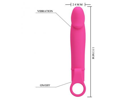 Wibrator punktu G silikonowy Pretty Love Xiuhcoatl 13 cm 10 funkcji - 6