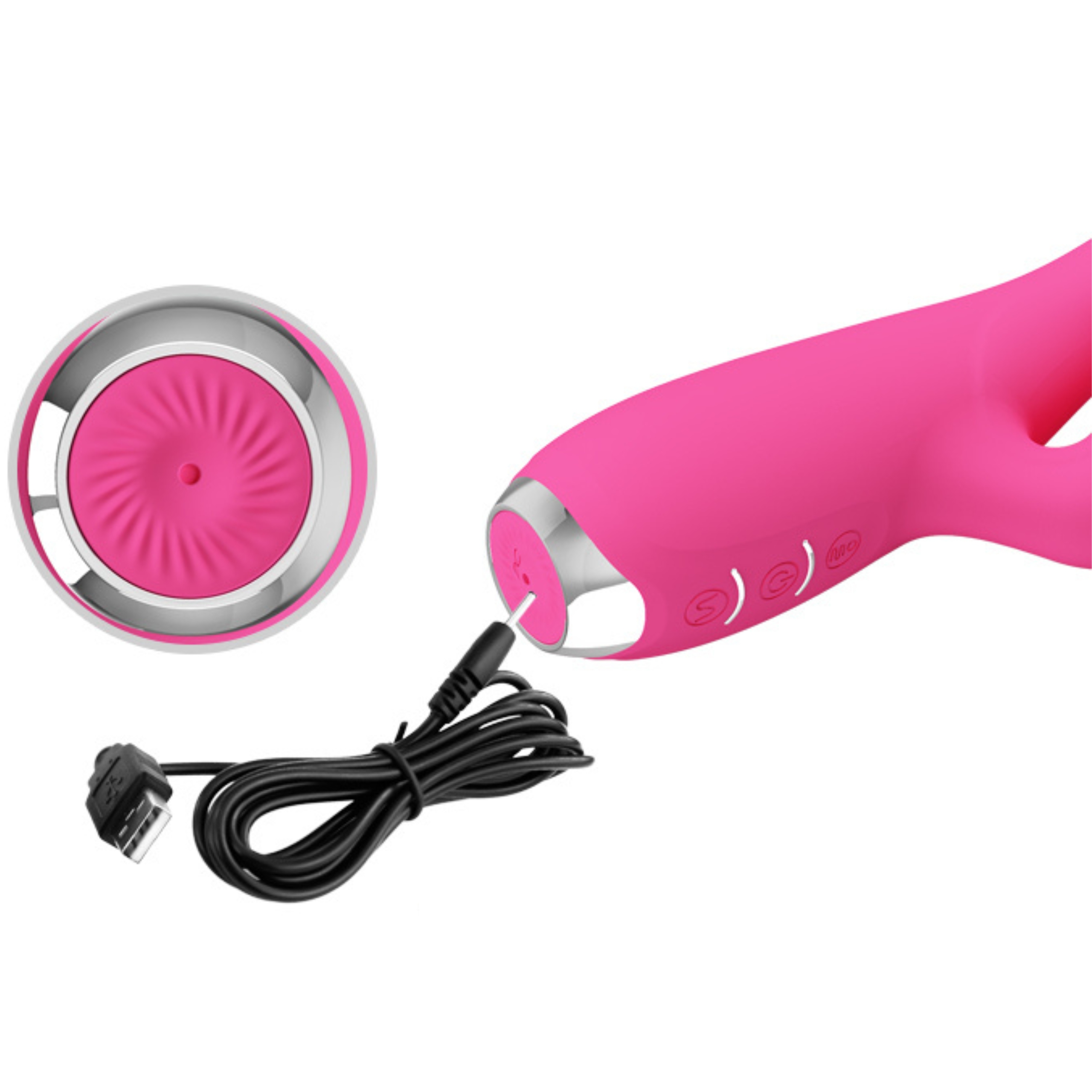 kiwający główką wibrator punkt g łechtaczka 19cm