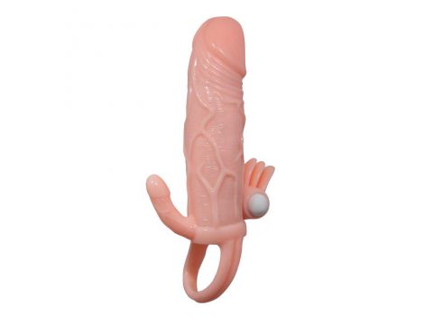 Przedłużka wibrująca Baile Brave Man Skin 17 cm - 2