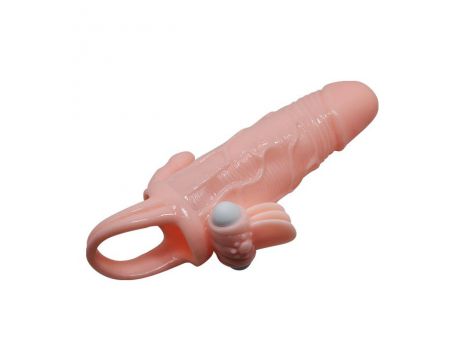 Przedłużka wibrująca Baile Brave Man Skin 17 cm - 3