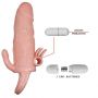 Przedłużka wibrująca Baile Brave Man Skin 17 cm - 5