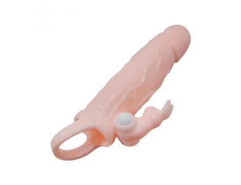 Przedłużka wibrująca wielostopniowa Baile Brave Man Skin 15 cm - 2