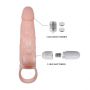 Przedłużka wibrująca wielostopniowa Baile Brave Man Skin 15 cm - 6