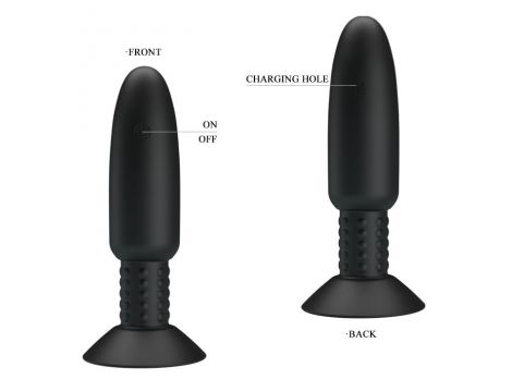 Wibrujący koralikowy korek analny Pretty Love USB wodoodporny - 3