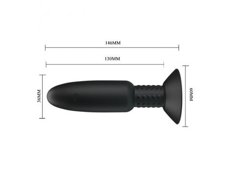 Wibrujący koralikowy korek analny Pretty Love USB wodoodporny - 5