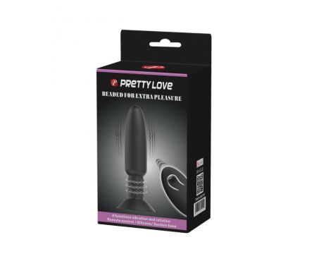 Wibrujący koralikowy korek analny Pretty Love USB wodoodporny - 7