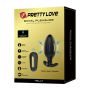 Korek analny z pierścieniem erekcyjnym Pretty Love Kelly wodoodporny - 10