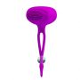 Wibrujące zaciski na sutki Pretty Love Bancroft fioletowe silikonowe 5 cm - 4