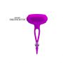 Wibrujące zaciski na sutki Pretty Love Bancroft fioletowe silikonowe 5 cm - 7