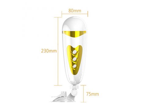 Masturbator wagina Pretty Love Sally 12 wibracji cyber skóra 23 cm USB - 6