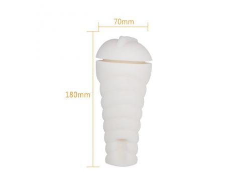Masturbator wagina Pretty Love Sally 12 wibracji cyber skóra 23 cm USB - 7