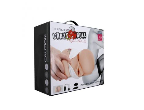 Masturbator Crazy Bull Rose z waginą i odbytem 6 wibracji - 9