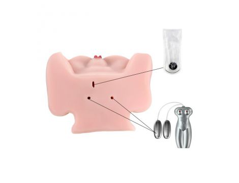 Realistyczny masturbator z wibracją Baile Passion Lady 80 cm - 4