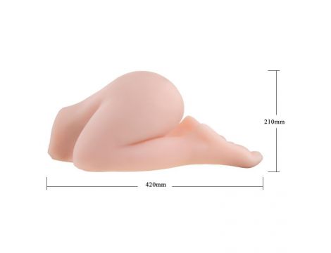 Realistyczny masturbator z wibracją Baile Passion Lady 80 cm - 5
