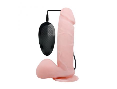 Dildo realistyczne Baile Oliver cyberskóra 24 cm z przyssawką