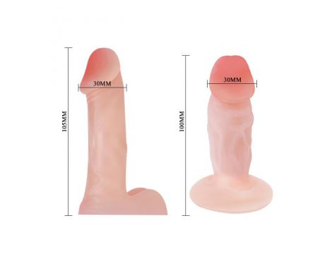 Strap-on Baile Jessica z dwoma realistycznymi dildami - 6