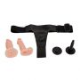 Strap-on Baile Jessica z dwoma realistycznymi dildami - 5