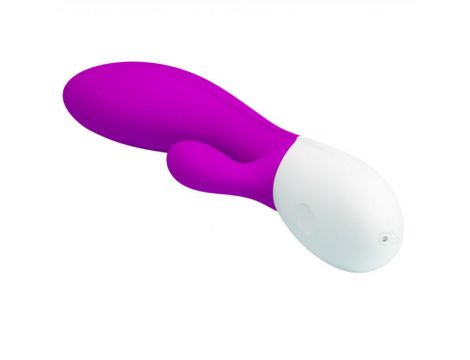 Wibrator z masażerem łechtaczki 2 silniki 19cm usb - 5