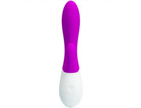 Wibrator z masażerem łechtaczki 2 silniki 19cm usb - 6