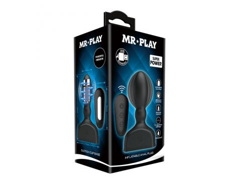 Nadmuchiwany wibrujący korek analny Mr. Play - 6