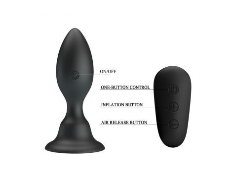 Korek analny wibrujący Mr Play 12 trybów z pilotem wodoodporny - 4