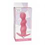 Spiralny korek analny wibrujący Lola Toys różowy 9,5 cm LR44 - 2