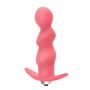 Spiralny korek analny wibrujący Lola Toys różowy 9,5 cm LR44 - 3