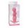 Spiralny korek analny wibrujący Lola Toys różowy 9,5 cm LR44