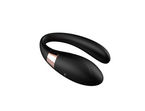 Wibrator parowy UVibe Power Escorts czarny z pilotem 7 funkcji - 2