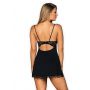 Babydoll i stringi Luvae Obsessive czarny L/XL - 3