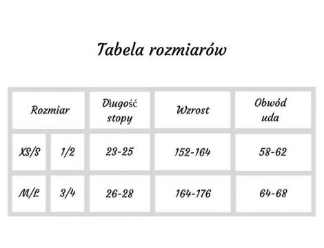 Rajstopy kabaretki siateczkowe Gabriella czarne M/L - 2