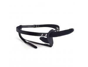 Podwójny strap on Toyz4lovers czarny