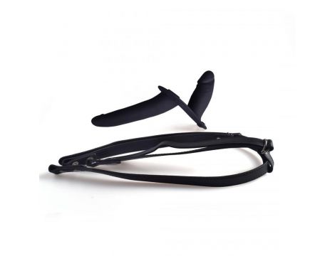 Podwójny strap on Toyz4lovers czarny - 5