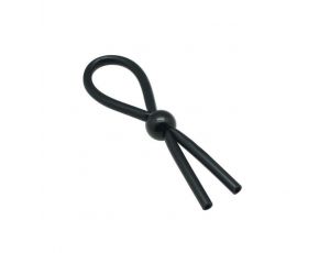 Pierścień erekcyjny silikonowy Toyz4lovers Timeless Pleasure Noose czarny