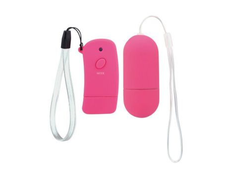 Jajko wibrujące z pilotem Toyz4lovers różowe 7,1 cm
