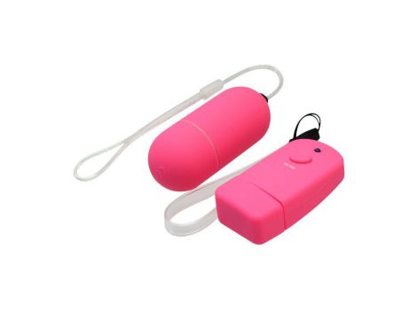 Jajko wibrujące z pilotem Toyz4lovers różowe 7,1 cm - 2