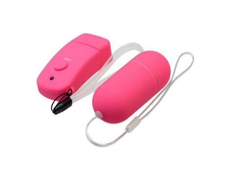 Jajko wibrujące z pilotem Toyz4lovers różowe 7,1 cm - 3