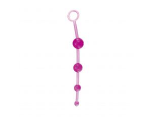 Koraliki analne Timeless Jelly fioletowe 4 kulki PVC