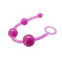 Koraliki analne Timeless Jelly fioletowe 4 kulki PVC - 4